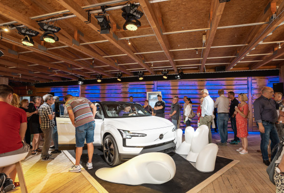 Volvo EX 30 im Beachclub Playa in Cologne