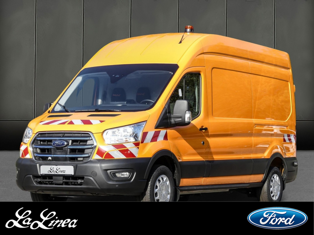 Ford Transit Kastenwagen ELEKTRO 350L3H3 - Nutzfahrzeug - Orange - Neuwagen - Bild 1