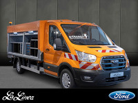 Ford Transit STRECKENKONTROLLFAHRZEUG Einzelkabine Pritsche ELEKTRO - Nutzfahrzeug - Orange - Gebrauchtwagen - Bild 1