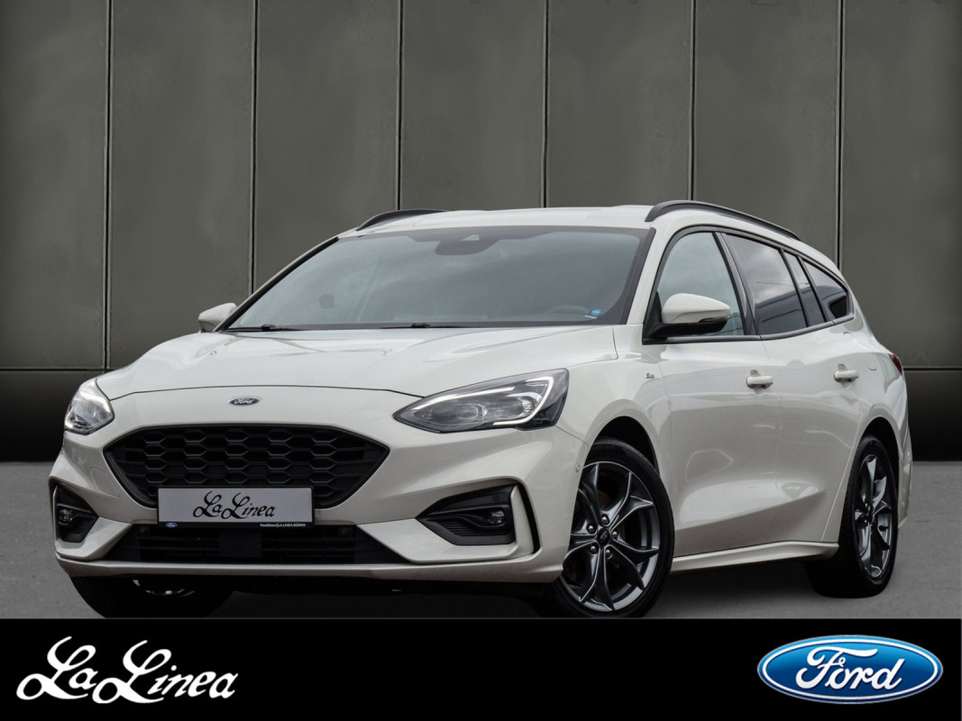 Ford Focus Turnier ST-Line MHEV LED, E-Heckklappe, Winter P. - Kombi - Weiss - Gebrauchtwagen - Bild 1