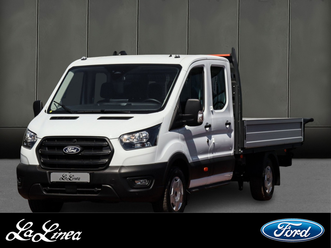 Ford Transit Doppelkabine Pritsche Trend 350 L4 - Nutzfahrzeug - Weiss - Neuwagen - Bild 1