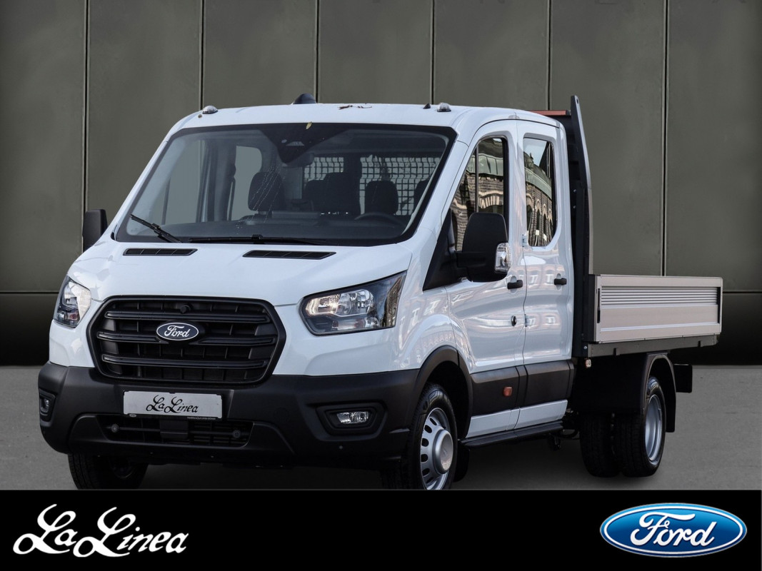 Ford Transit Doppelkabine Pritsche Trend 350 L4 - Nutzfahrzeug - Weiss - Neuwagen - Bild 1