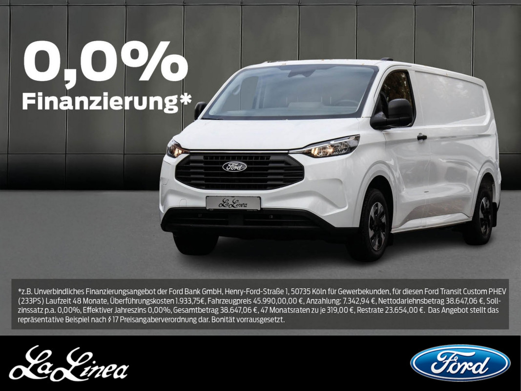 Ford Transit Custom Kastenwagen 320L2 PHEV - Nutzfahrzeug - Weiss - Neuwagen - Bild 1