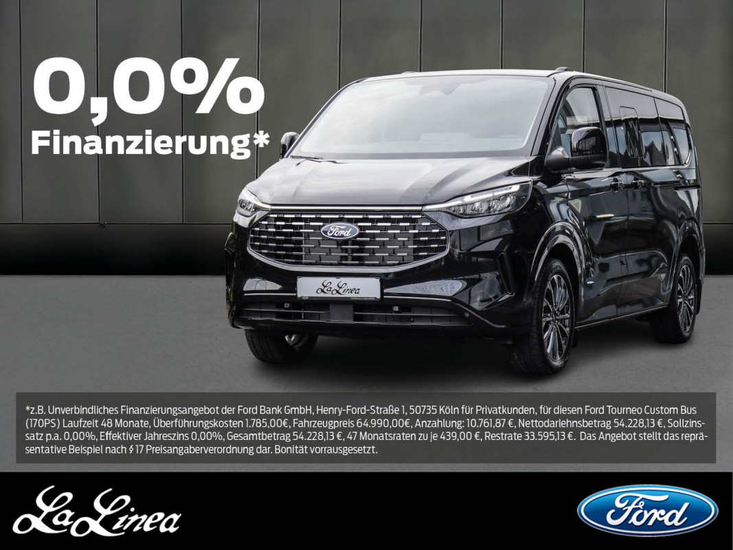 Ford Tourneo Custom Bus - Van/Minibus - Schwarz - Neuwagen - Bild 1
