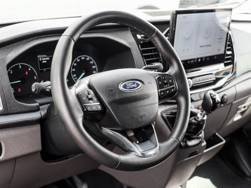 Ford Transit DOKA 350L4 Trend Standheizung, Kamera, Klima, Allwetter, - Nutzfahrzeug - Schwarz - Gebrauchtwagen - Bild 9