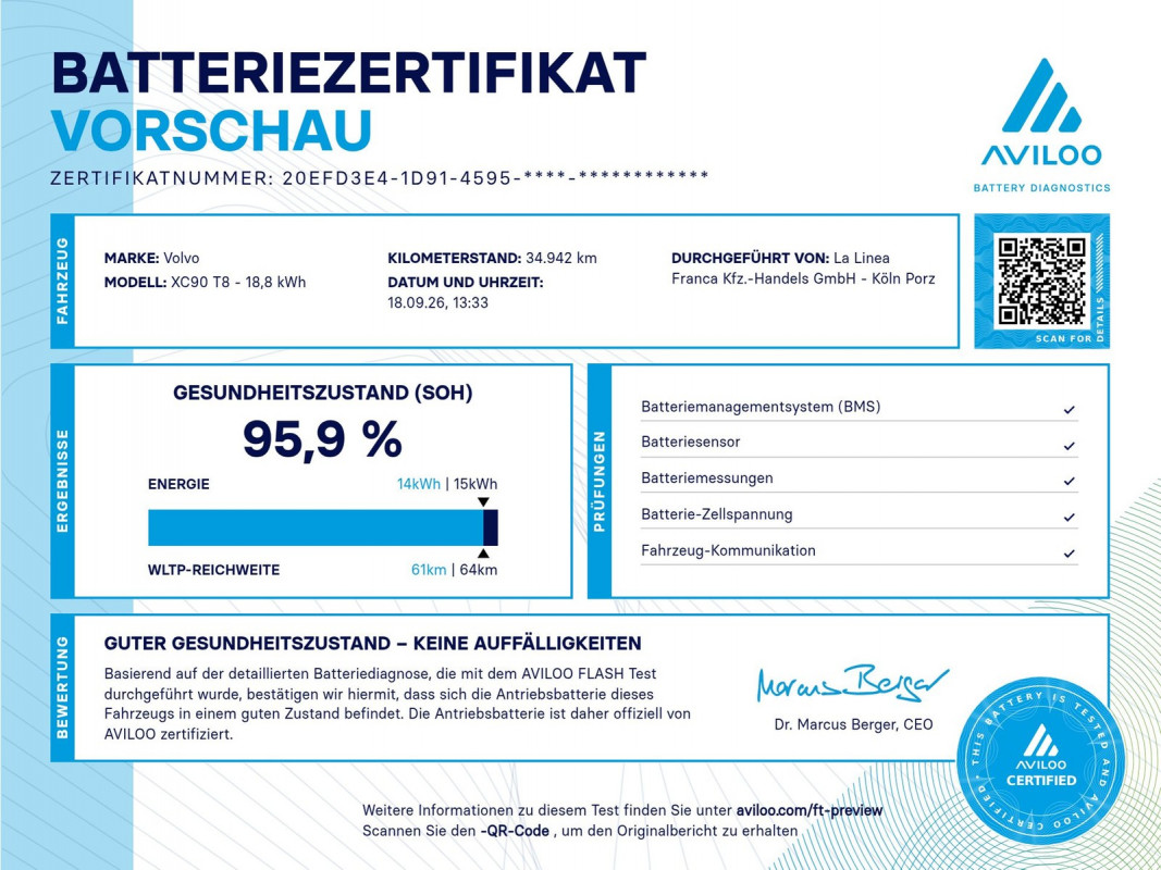 Volvo XC90 T8 AWD Plug-In Hybrid - SUV/Off-road - Grau - Gebrauchtwagen - Bild 17